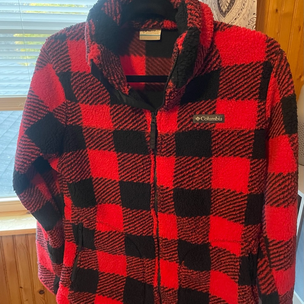 Columbia Red and Black Teddy Jacket